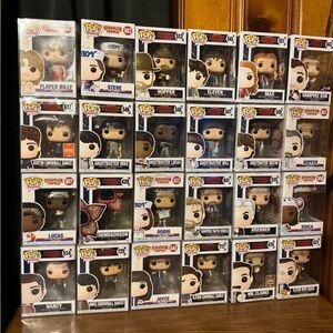Funko Pop Stranger Things Character Set